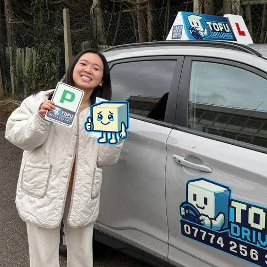 A TOFU Driving learner who passed