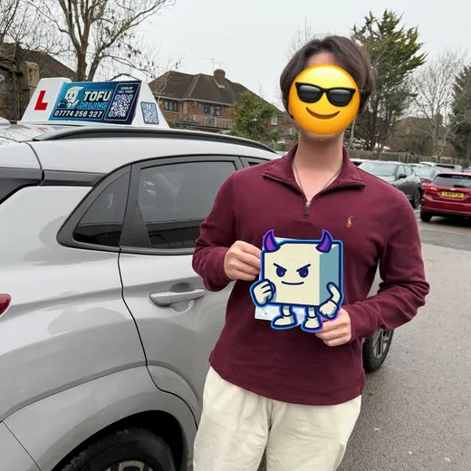 A TOFU Driving learner who passed